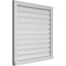 Ekena Millwork Vertical Surface Mount PVC Gable Vent: Functional, w/ 2"W x 2"P Brickmould Sill Frame, 32"W x 32"H GVPVE32X3203SF - alternate 3